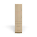 Linen Cabinet 2D 3DWS, Desert Oak, Satin Gold