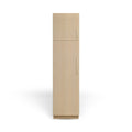 Linen Cabinet 2D, Desert Oak, Satin Gold
