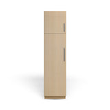 Linen Cabinet 2D, Desert Oak, Satin Nickel