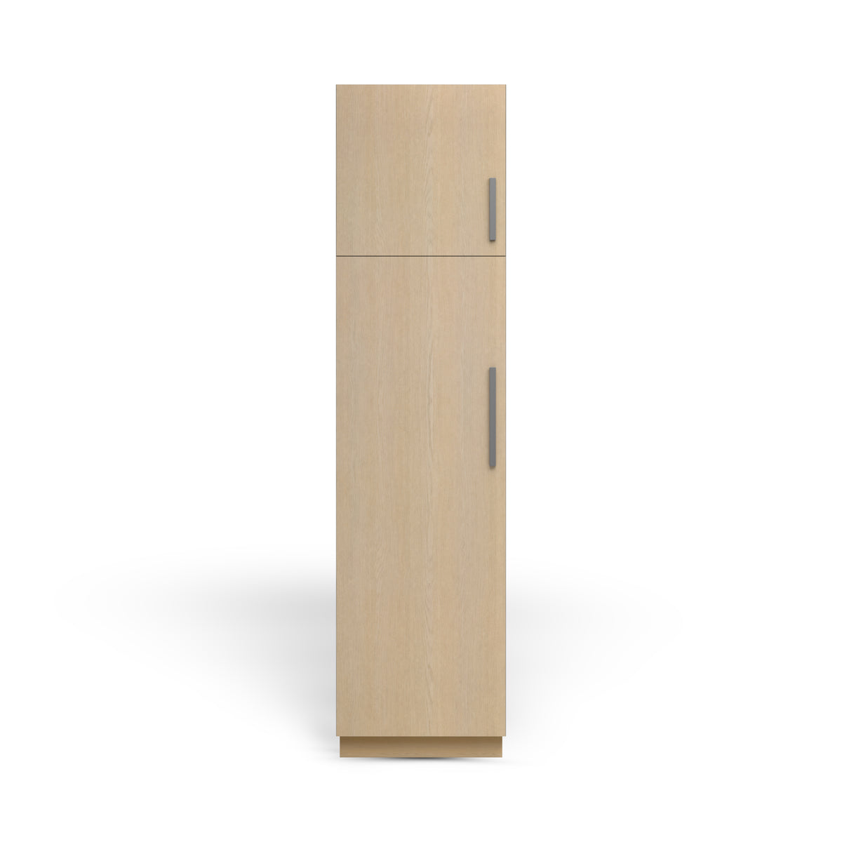 Linen Cabinet 2D, Desert Oak, Satin Nickel