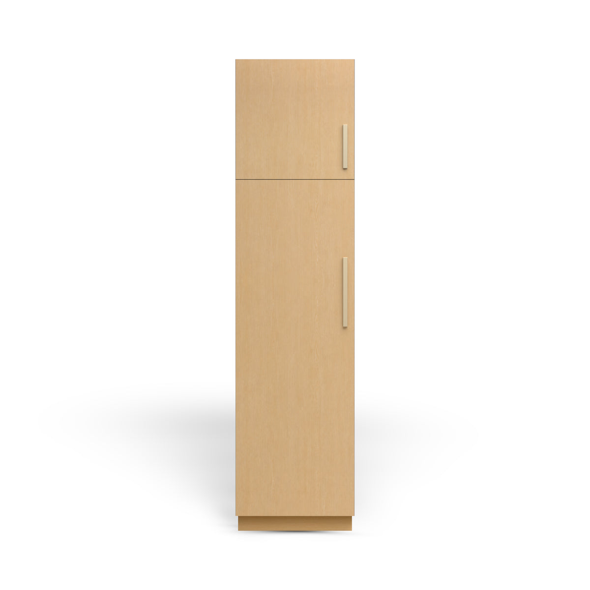 Linen Cabinet 2D, Ivory Infinite Oak, Satin Gold