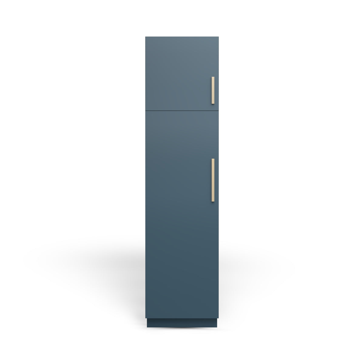 Linen Cabinet 2D, Oceanic Matte, Satin Gold