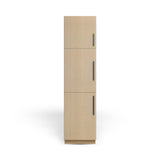 Linen Cabinet 3D, Desert Oak, Matte Black