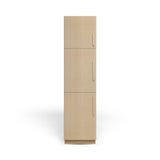 Linen Cabinet 3D, Desert Oak, Satin Gold