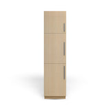 Linen Cabinet 3D, Desert Oak, Satin Nickel