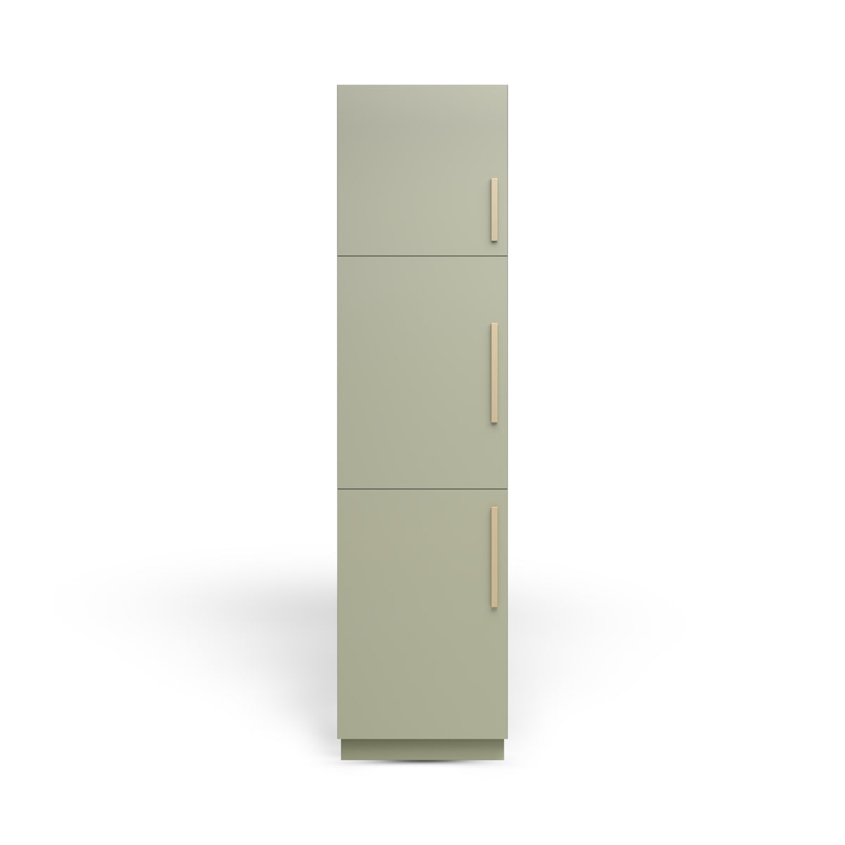 Linen Cabinet 3D, Rainforest Matte, Satin Gold