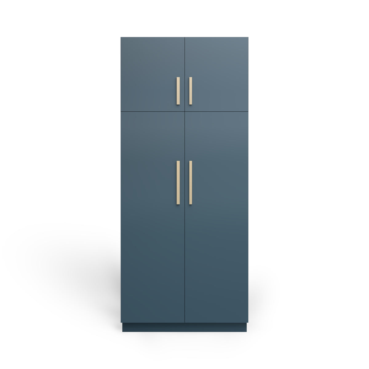 Linen Cabinet 4D, Oceanic Matte, Satin Gold