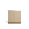 Sink Base Standard, Desert Oak, Satin Gold