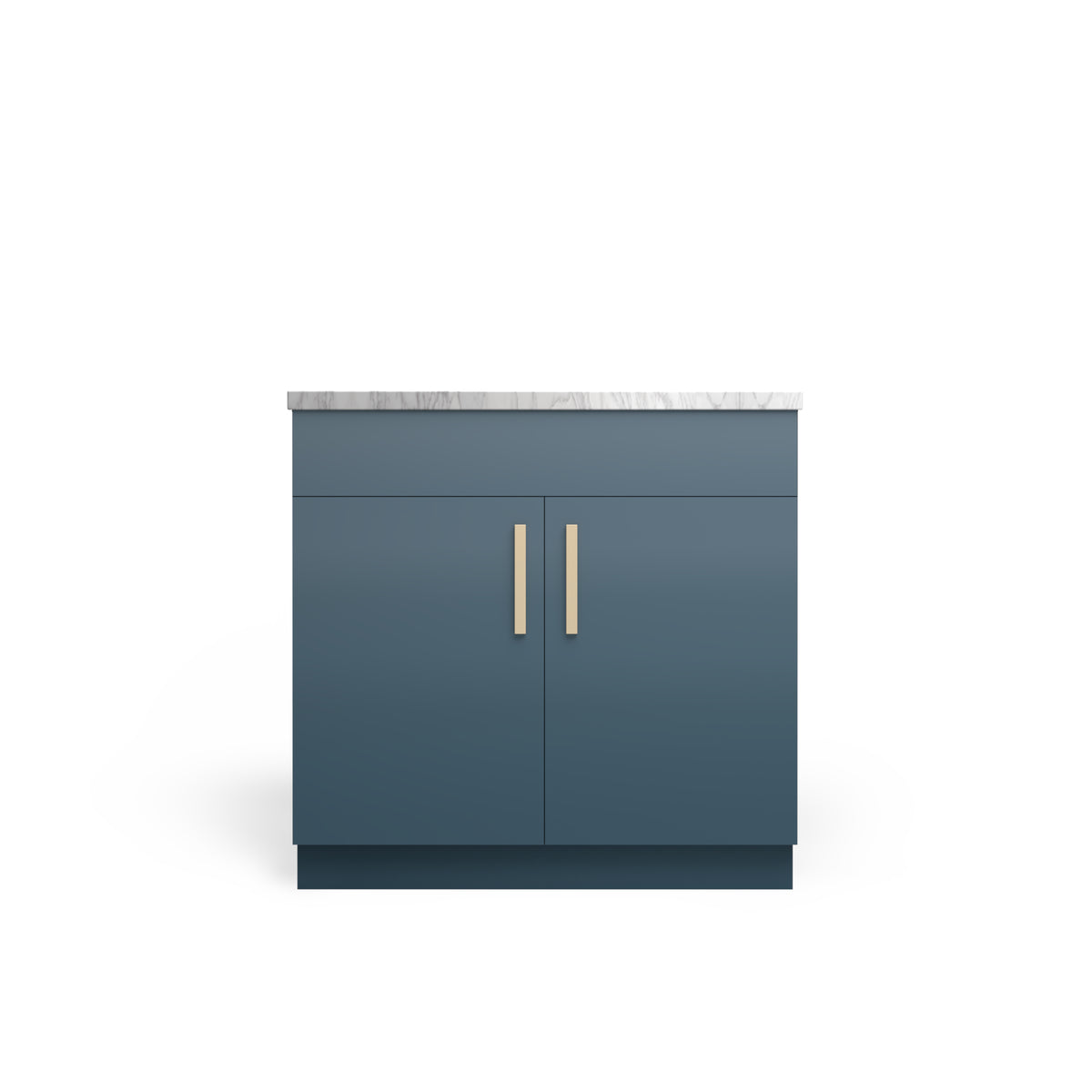 Sink Base Standard, Oceanic Matte, Satin Gold
