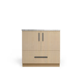 Sink Base with Drawer 12", Desert Oak, Matte Black