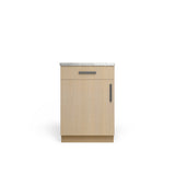 Vanity Base B1DW1D, Desert Oak, Matte Black