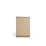 Vanity Base B2D, Desert Oak, Satin Gold